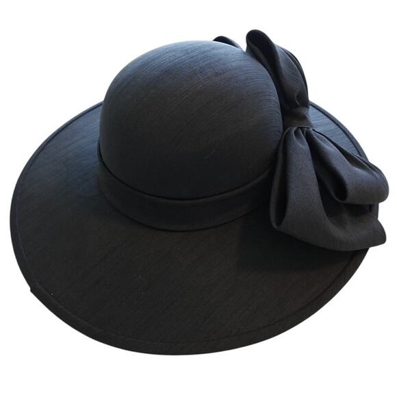 Bellissima Black Bow formal hat / millenary / main image 12